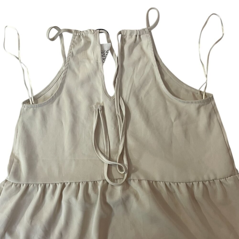 Olive and Oak. Women's blouse, light, fresh, and modern. Beige color. Size XS. - Picture 4 of 7